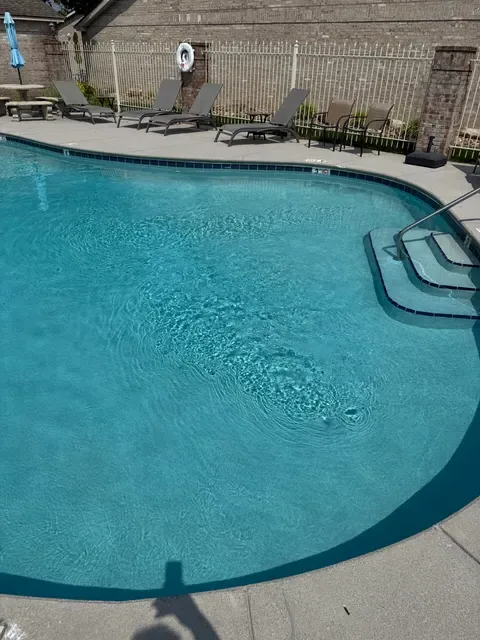 Commercial pool cleaning after service in Knoxville TN